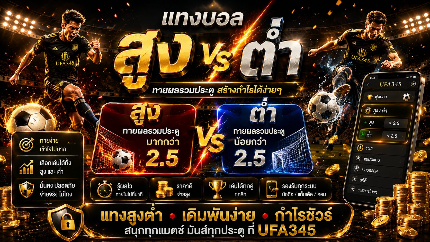 แทงบอลสูงต่ำ